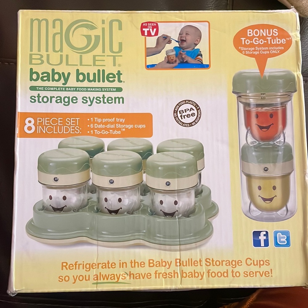 Baby food storage system
